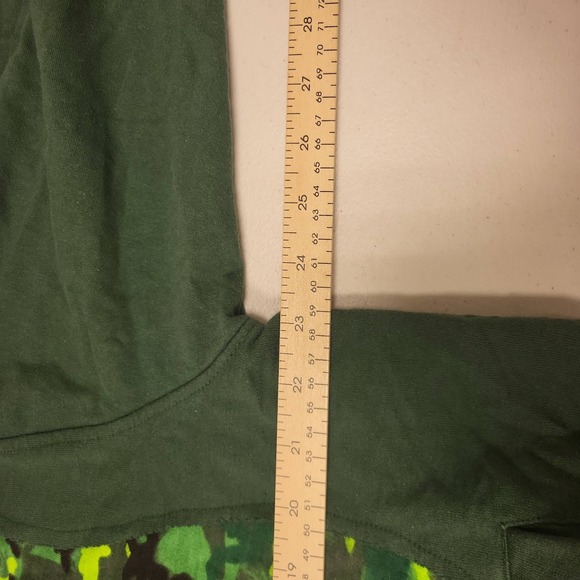 I am an Individual Jacket Mens Extra Large XL Green Camo Full Zip Cotton Blend - Picture 4 of 16